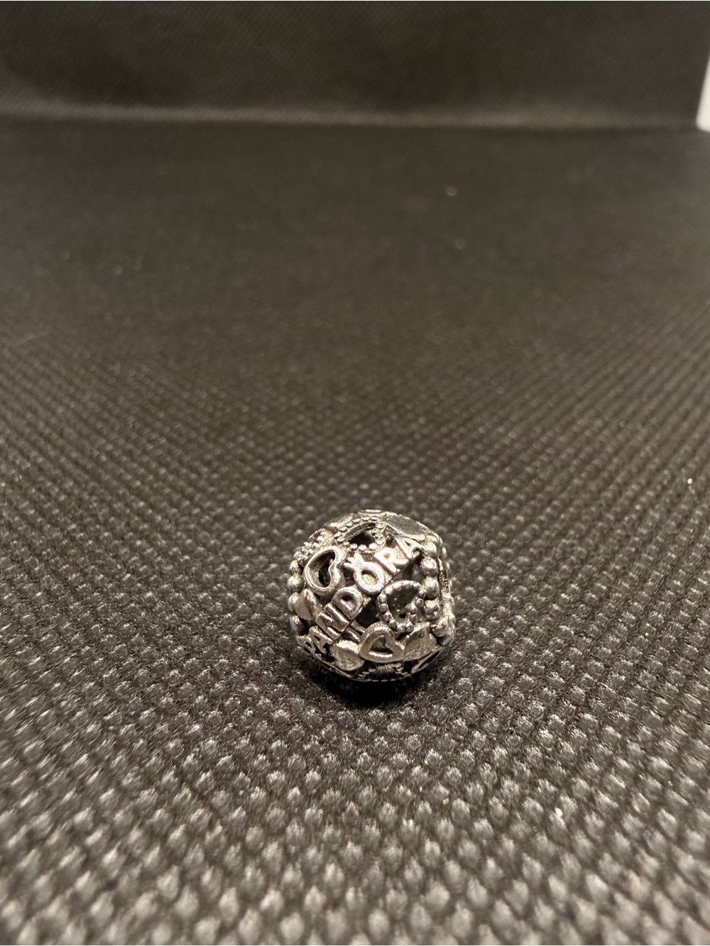 Pandora Pre Owned  "I Love Pandora" Openwork Charm Spacer